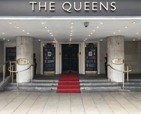 Entrance of the Queens Hotel Leeds