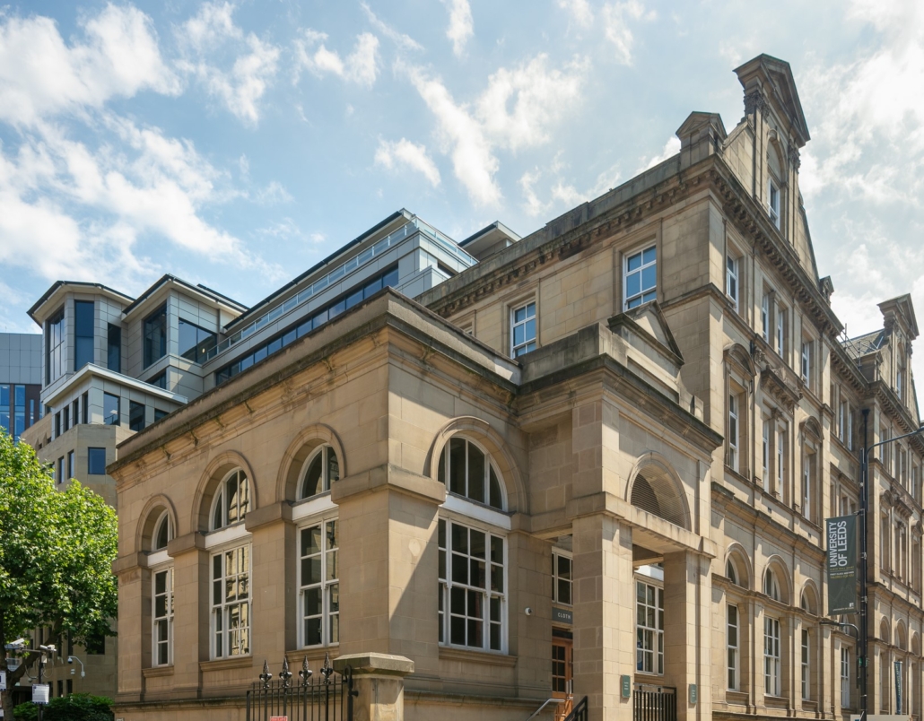 The outside of Cloth Hall Court