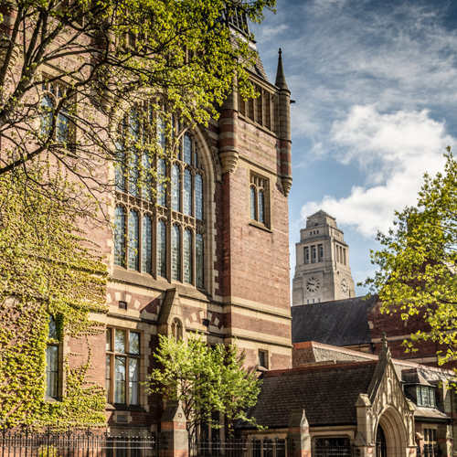 The Great Hall with the Parkinson Tower in the background